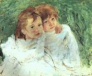 Mary Cassatt The Sisters painting